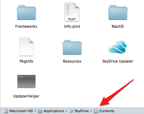 Step 2 - Navigate into the Contents folder